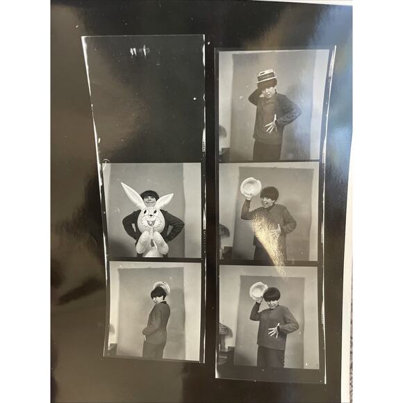Vintage Kodak Photo Roll Woman Bunny Blowup Funny Comedian Posing - Picture 5 of 6